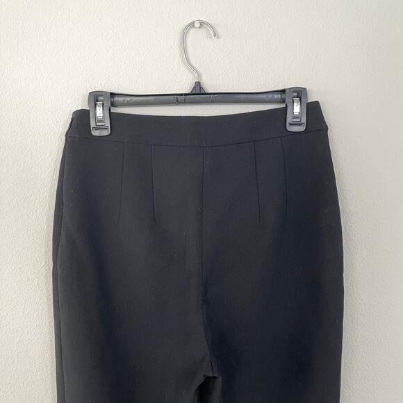ST. JOHN Black Ankle Zip Trouser Pants (Size 4) - Picture 8 of 9